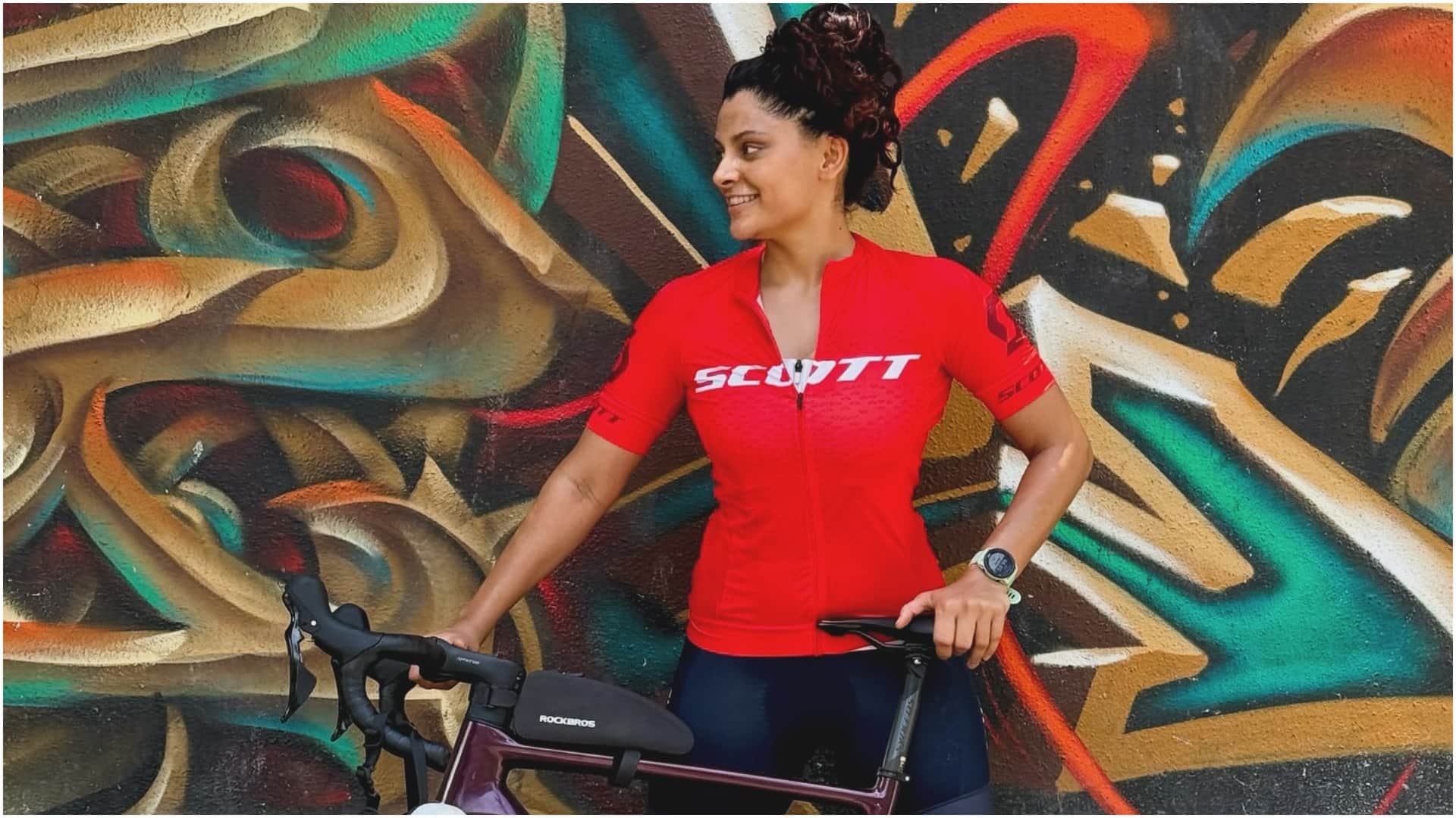 Meet Saiyami Kher First Indian Actress to complete Triathlon 70.3 in Germany
