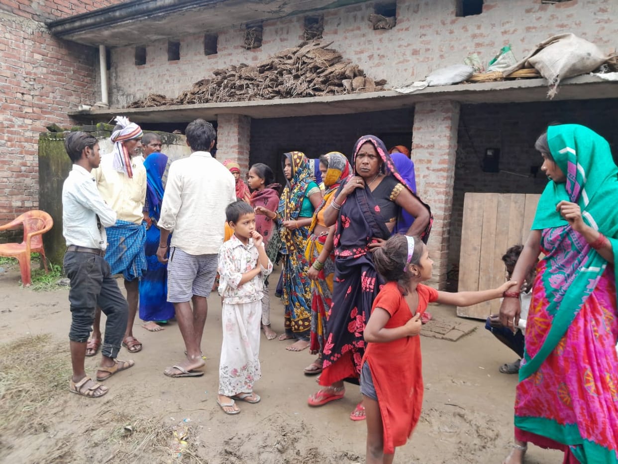 A man killed his mother in Khairaghat thana in Bahraich.