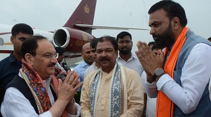 Bihar News: JP Nadda reached Patna, meeting with MPs and MLAs in BJP office, assembly elections, local News