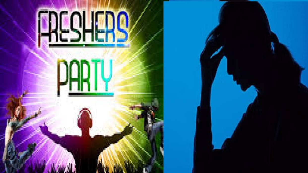 college student came to attend a freshers party was attacked by her boyfriend at knife point in Raipur