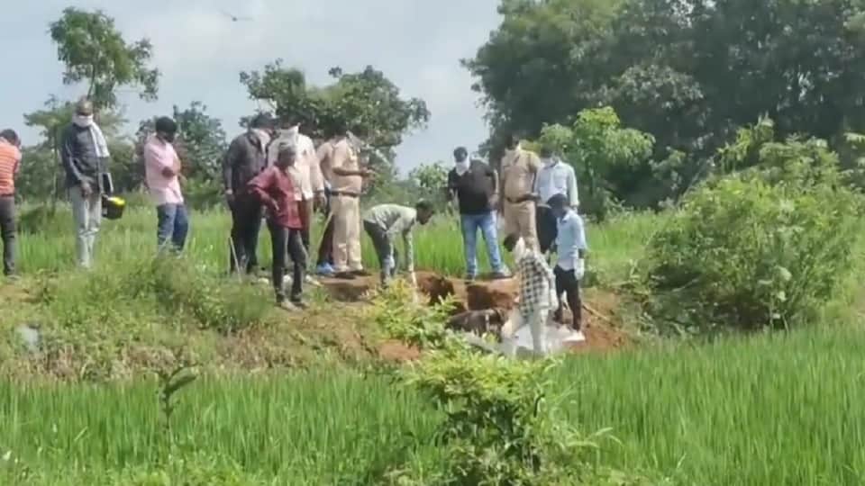 Mahasamund News body of a young man was found in the field, incident of Pithora police station area