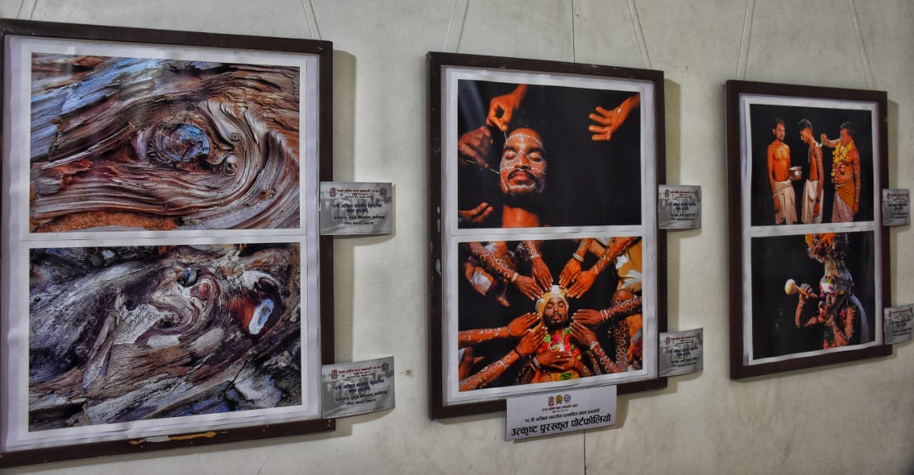 Photo exibition in Lal Baradari in Lucknow.