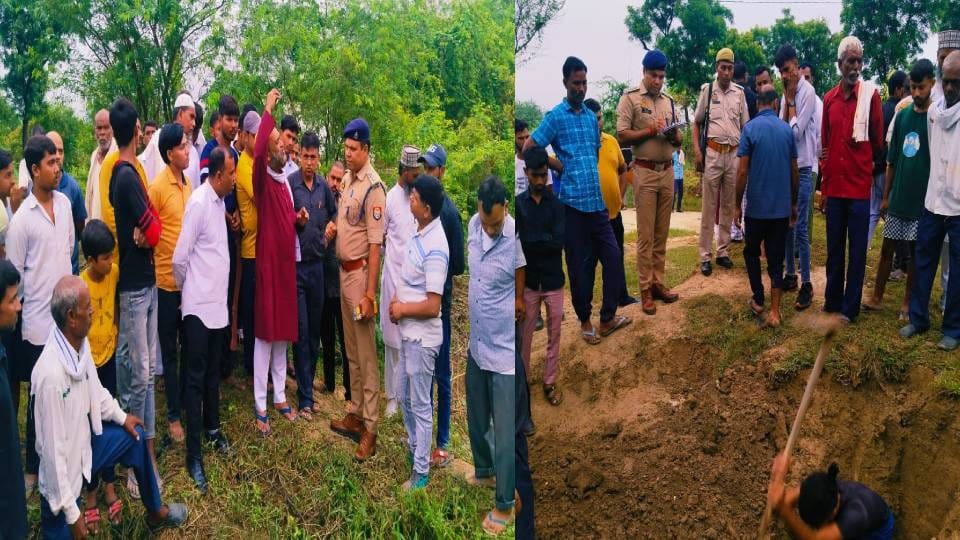 dispute over burying dead body in Mainpuri CO got two parties to resolve