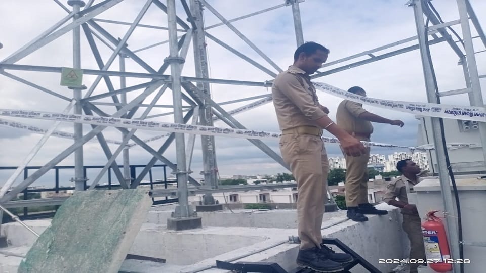 Action on illegal construction: ADA seals three buildings also stops work on mobile tower
