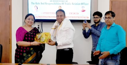 Bihar News: Dr. Ajay Singh told the importance of public relations, Aryabhatta University, MJMC, Seminar