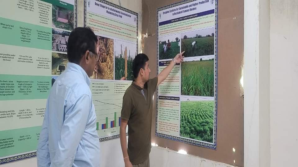 Scientists expressed concern then Agra will become a barren desert only one third of organic carbon is left