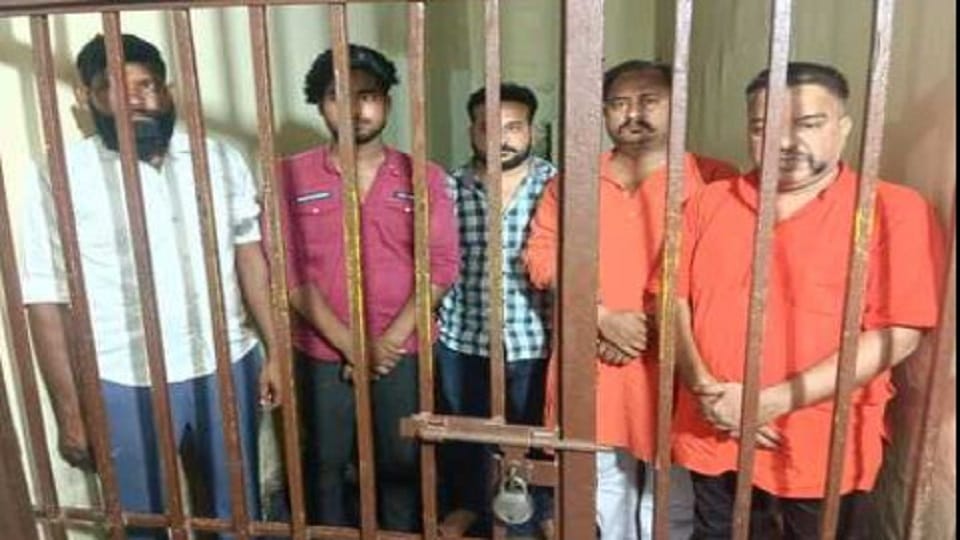 Parking attendant kidnapped incident took place near police post Bajrang Dal was written on car