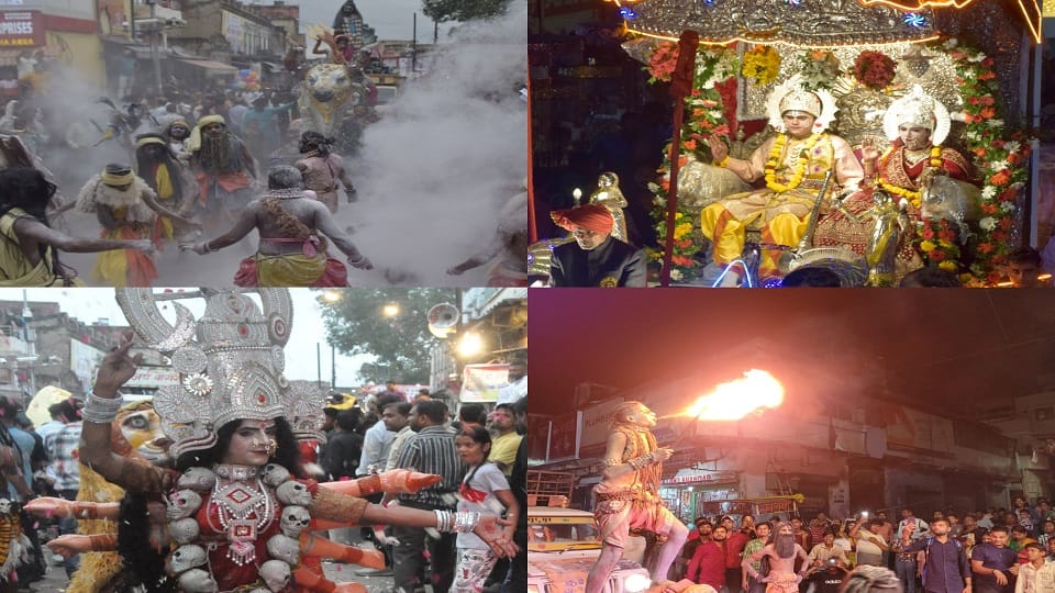 Ram Barat agra captivated mind amazing vibrant tableaux welcome with flowers see photos