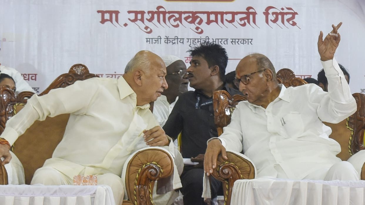 Maharashtra Sharad Pawar praised Sushil Shinde says We still have a lot of work to do for state