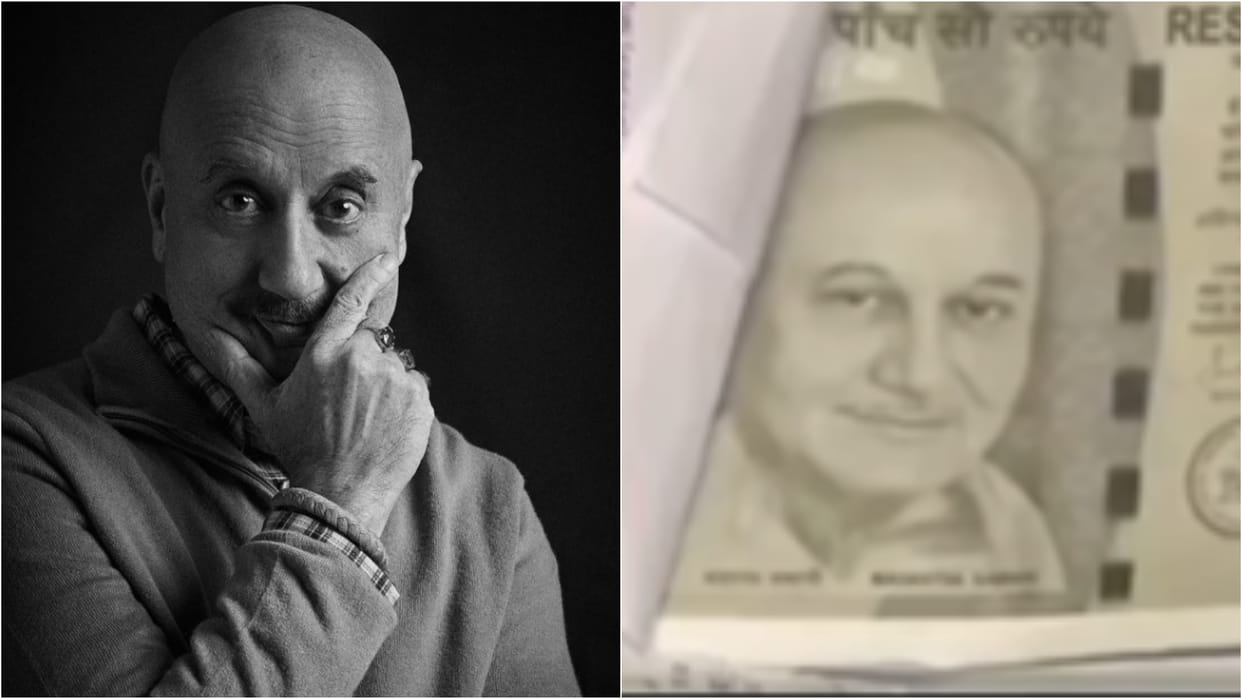 Anupam Kher Picture found on fake currency notes cheating case has been registered against unidentified person