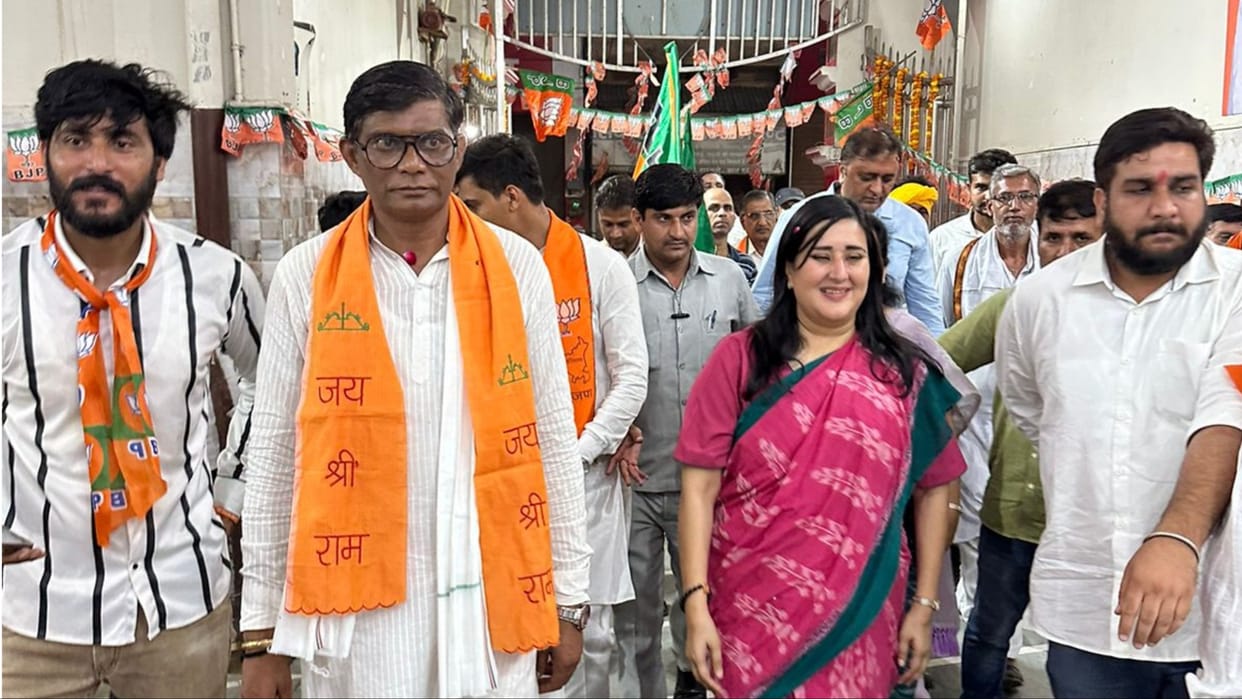 Bansuri Swaraj reached Jhajjar, said - where Congress formed the government, not a single promise was fulfille