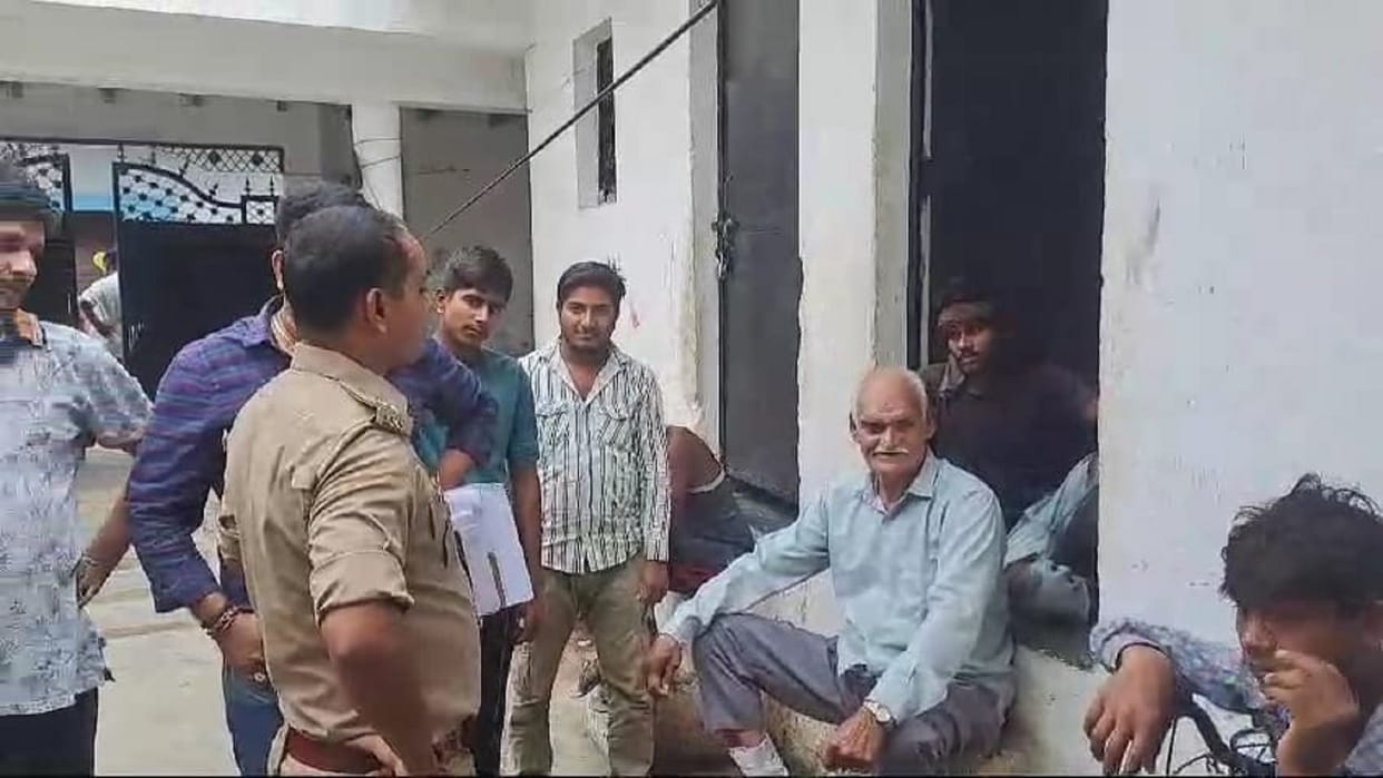 Stones found on railway track in Ghaziabad Muradnagar