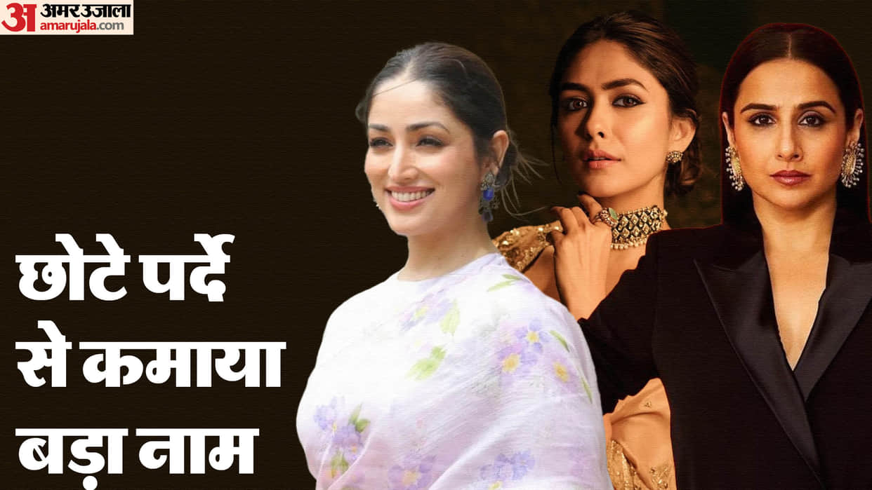 Celebrities Who Started Their Career From TV Mrunal Thakur Vidhya Balan Yami Gautam Prachi Desai