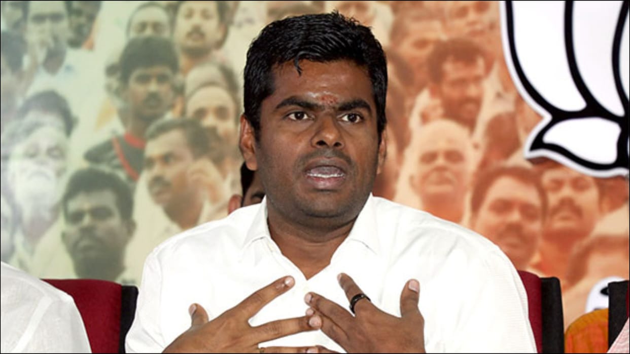 k annamalai on karnataka dharamsthala case said sole aim denigrating temple sanatana dharma