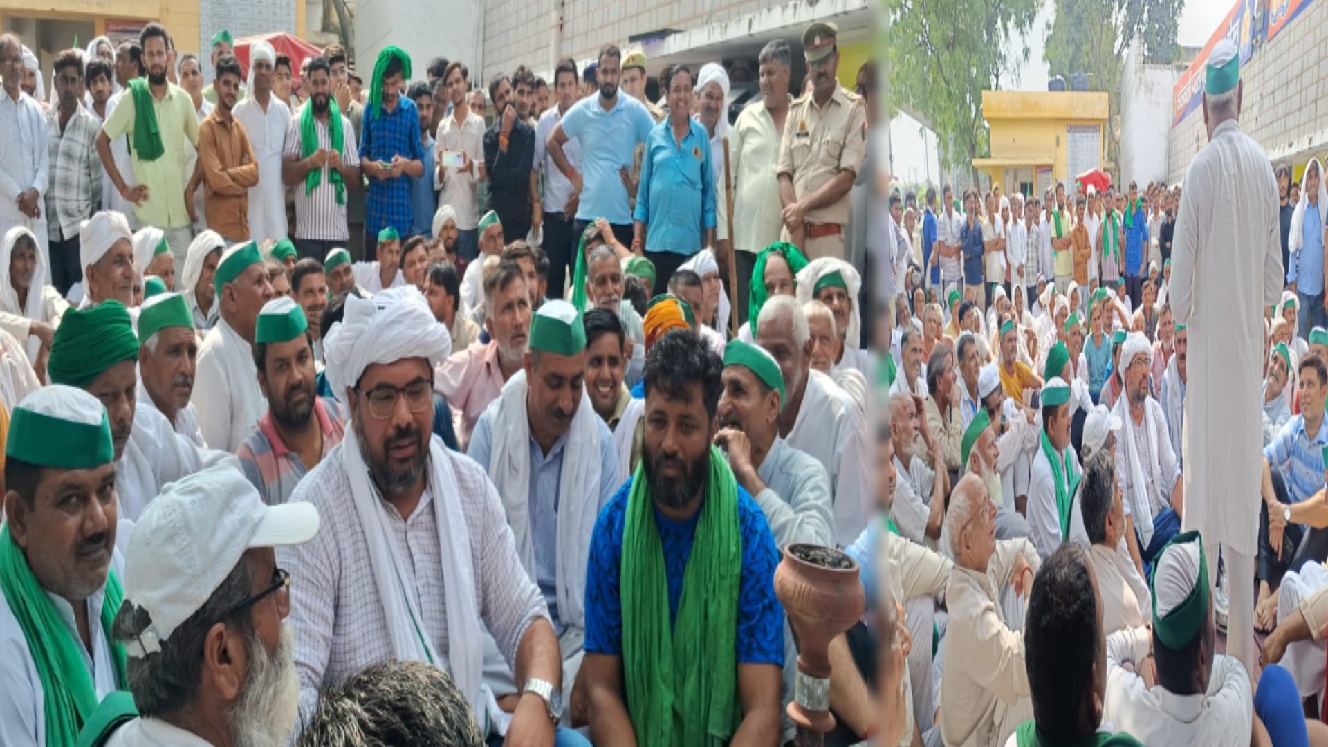 BKU Protest: BKU sitting in police station for four days, warned of agitation