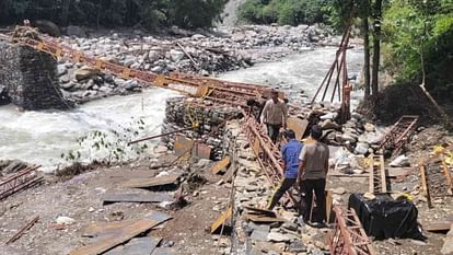 Kedarnath Yatra Route Work On Pedestrian Bypass Started Again In Sonprayag Relief From Landslide Zone - Amar Ujala Hindi News Live - Kedarnath Yatra: सोनप्रयाग में पैदल बाईपास का कार्य फिर शुरू, भूस्खलन