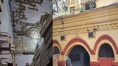 registry office building in Mathura is very dangerous built in 1915 it can collapse any time