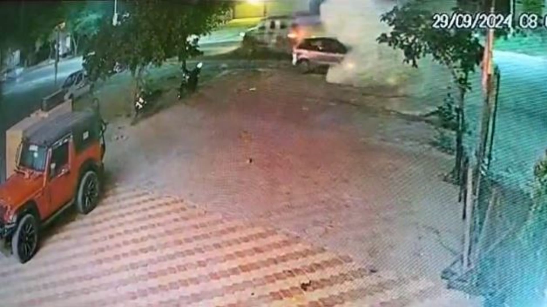 घटना का सीसीटीवी फुटेज