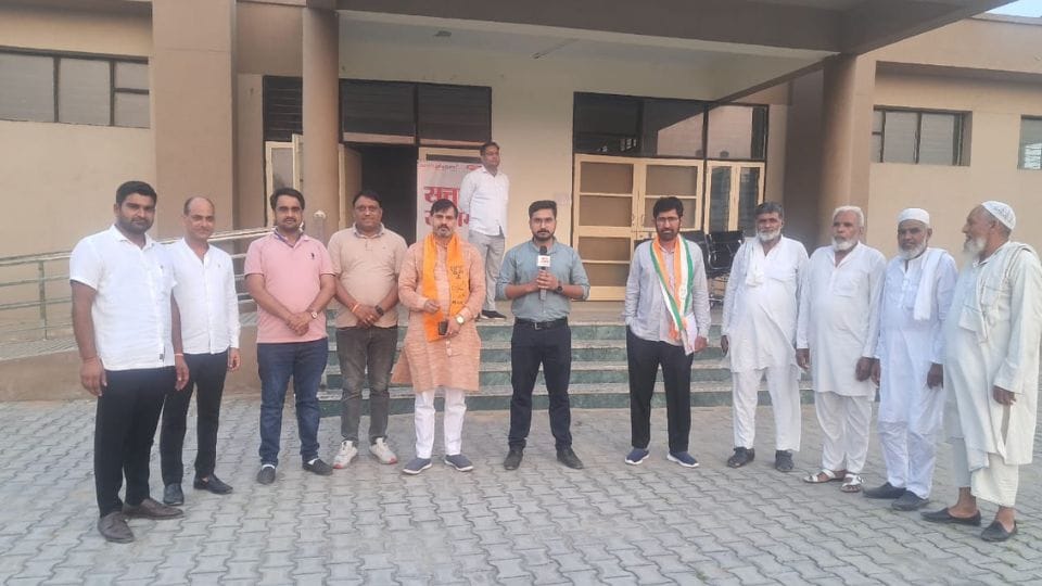 Sangam program of power, discussion with leaders in Amar Ujala election chariot Mewat