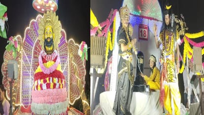 Shri Ram became groom and wedding procession taken out with great pomp In Firozabad tableaus mesmerized hearts