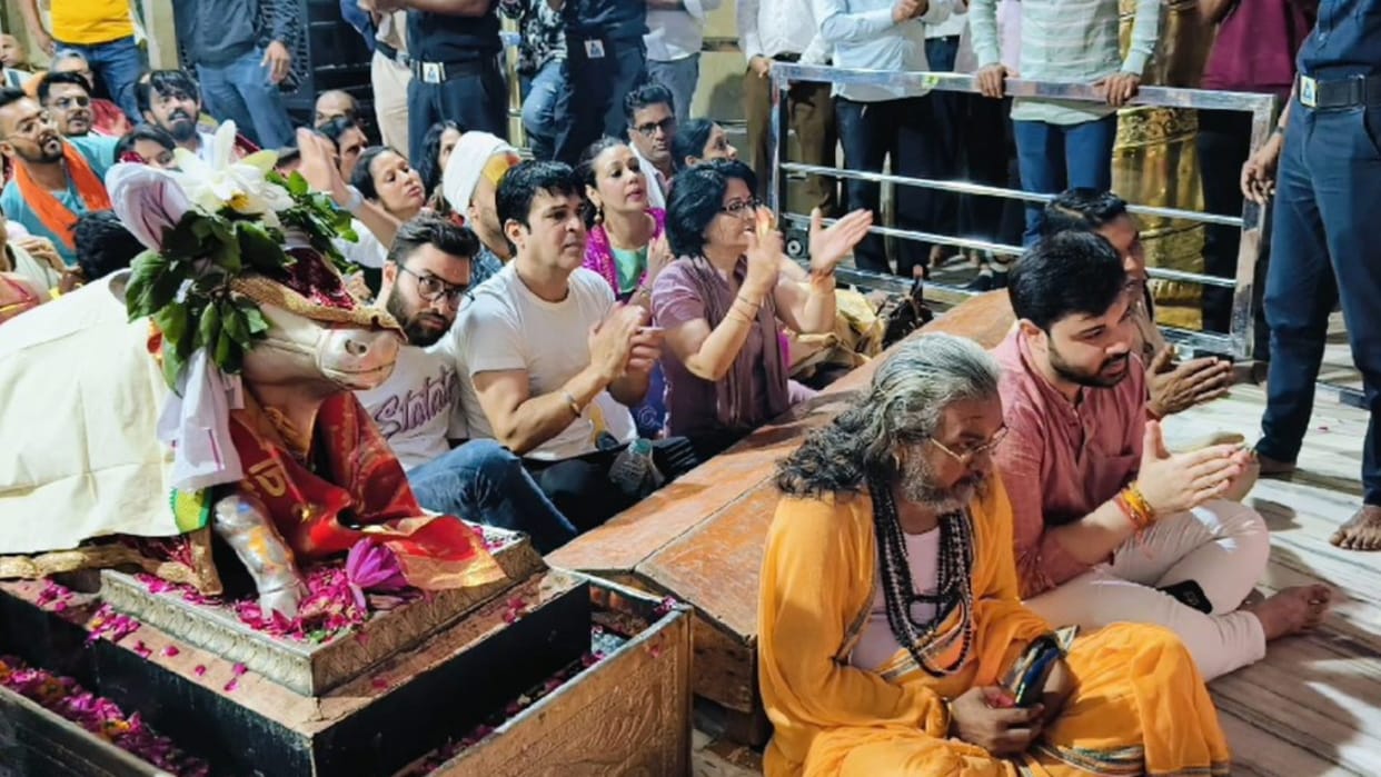 Shashi Kapoor's son Kunal Kapoor reached the court of Baba Mahakal