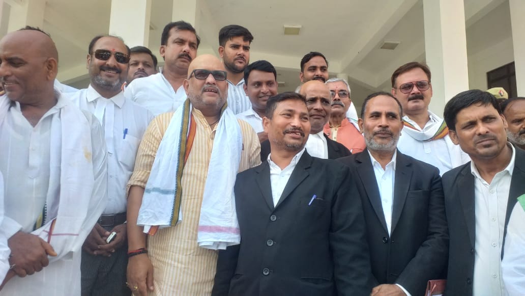 Congress state president Ajay Rai surrenders in court gets bail in bhadohi