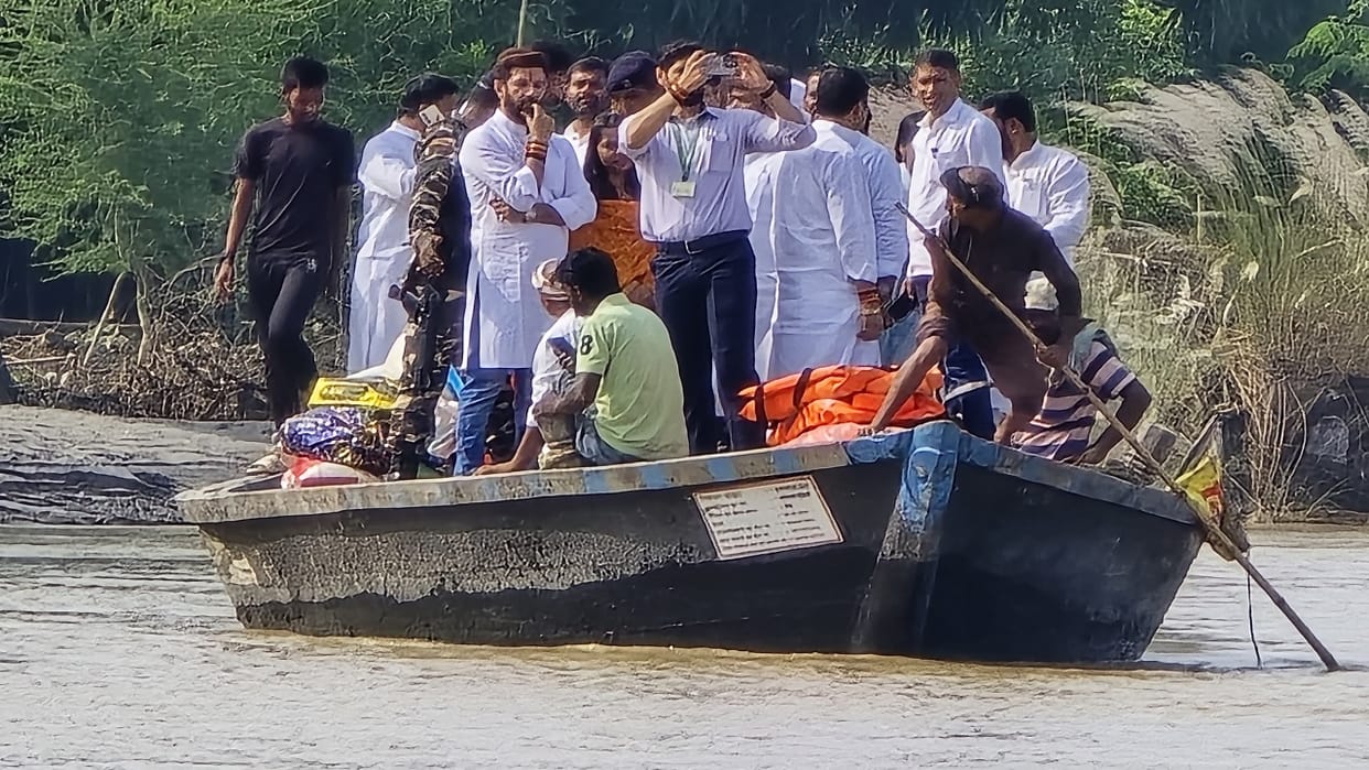 Bihar FLood News: Chirag Paswan reached Saharsa, targeted Rahul Gandhi; flood relief, bihar news