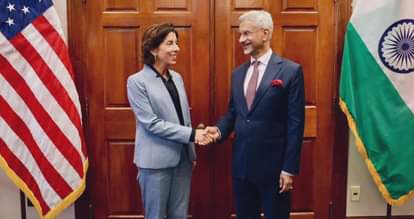 एस. जयशंकर और जीना रायमोंडो