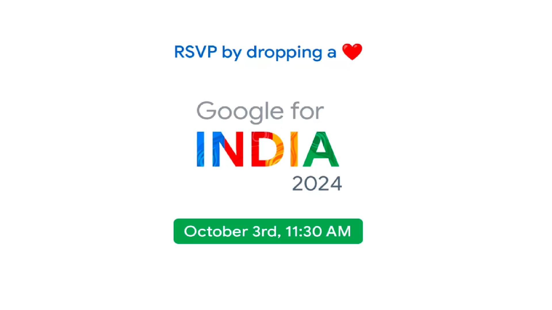 Google for India 2024 event on October 3 2024 All you need to know