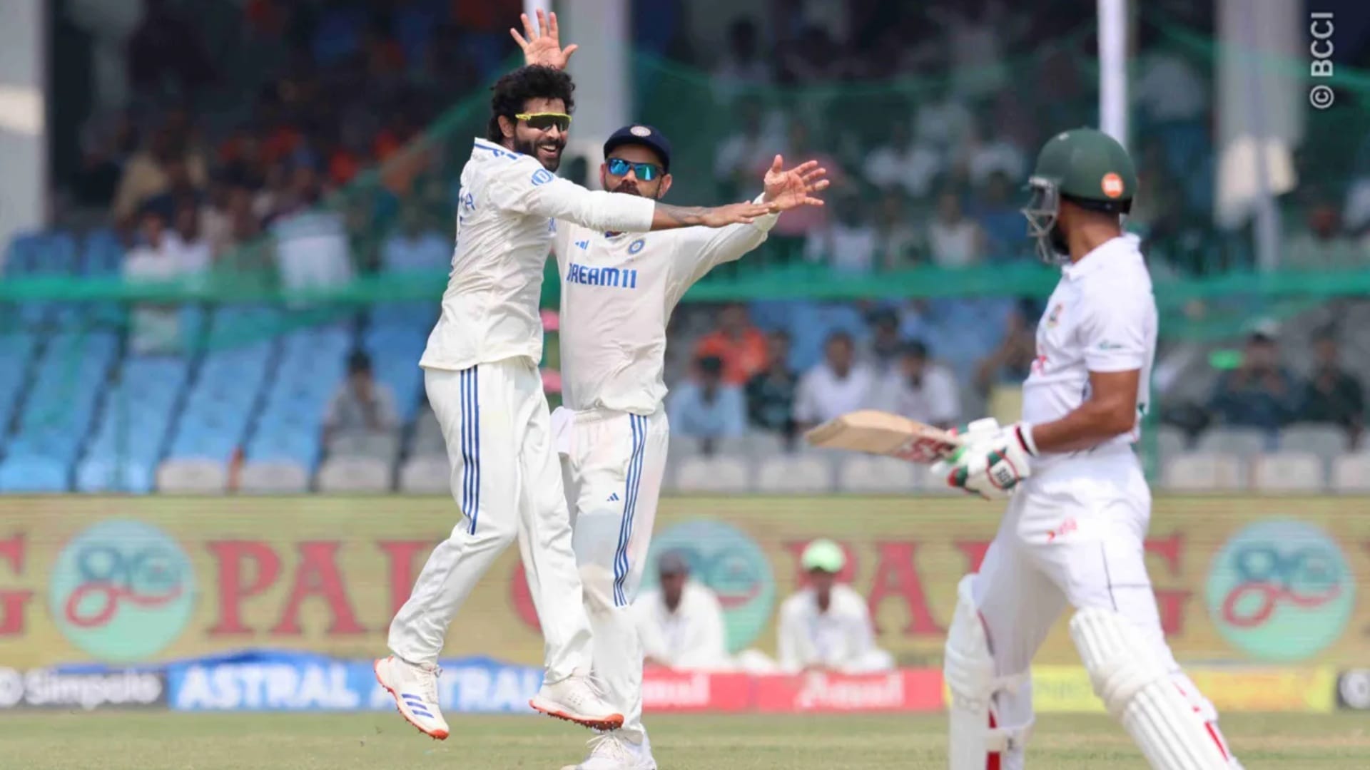 IND vs BAN: Ravindra Jadeja first left arm Indian spinner to take 300+ Test wickets, in list of Vettori-Warne
