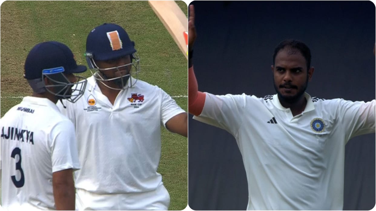 Mumbai vs Rest of India Irani Cup match first day score and match report Rahane, Sarfaraj and Shreyas shines