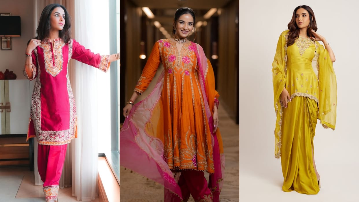Outfit For Festival inspired by tv actress Jasmine Bhasin latest looks
