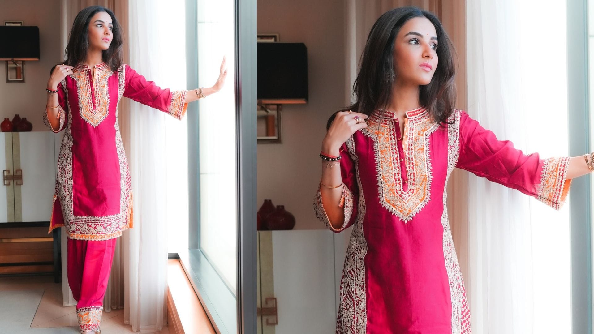 Outfit For Festival inspired by tv actress Jasmine Bhasin latest looks