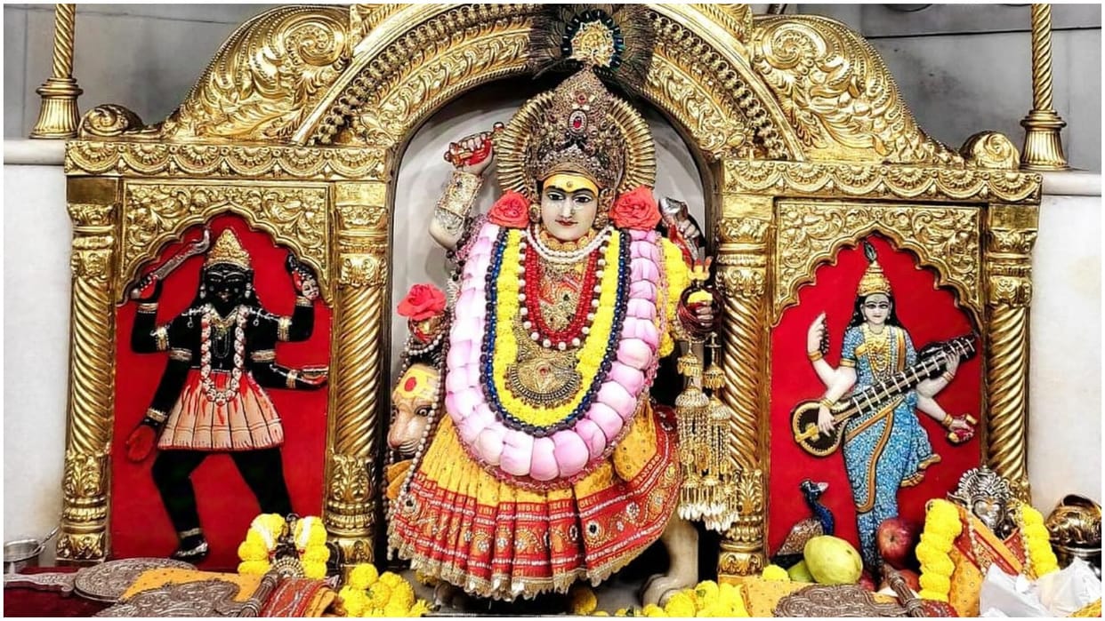 Preparations Complete for Navratri at Jhandewalan Devi Temple Bhakti Uday Prabhat Bhakti Sangat Program to be
