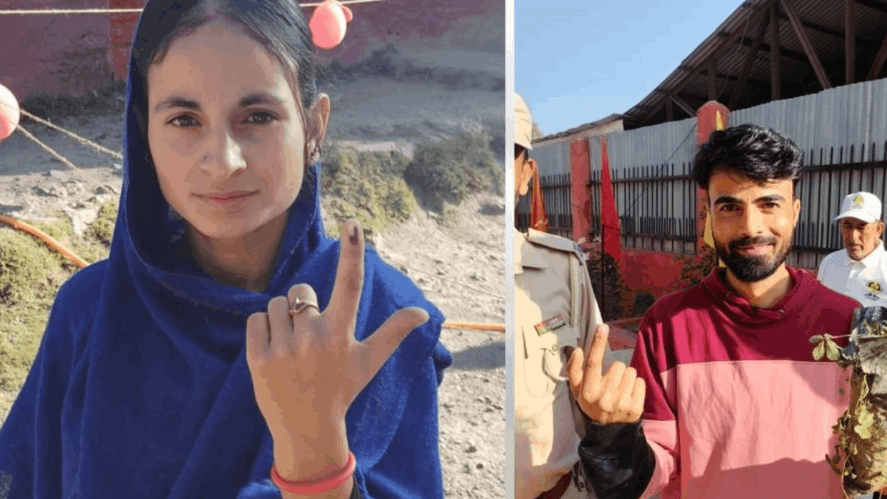 Jammu Kashmir Election photos Huge enthusiasm among voters in Kashmir