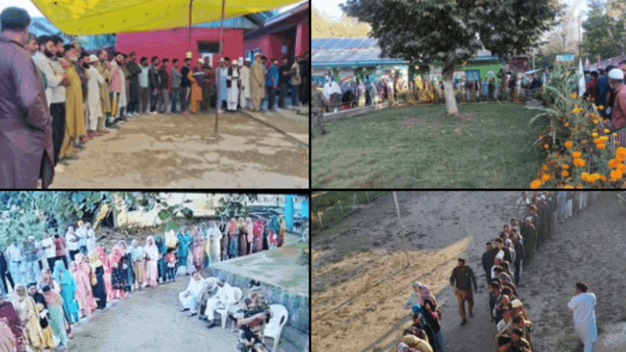 Jammu Kashmir Election photos Huge enthusiasm among voters in Kashmir