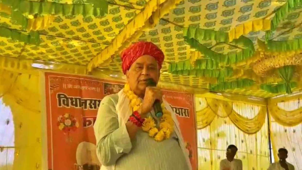 Tonk News: Kirori Lal addressed the Meena community in Deoli-Uniyara