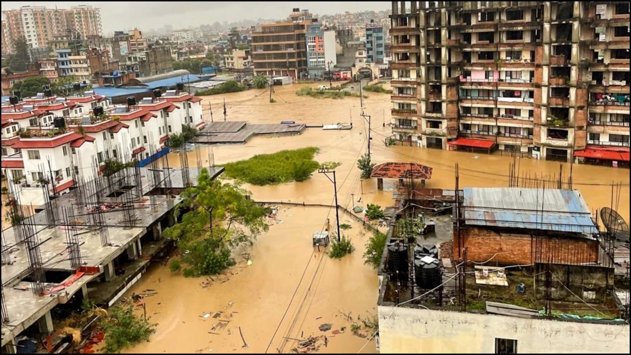 New alert issued regarding rain in Nepal, 240 people have died so far due to floods and landslides