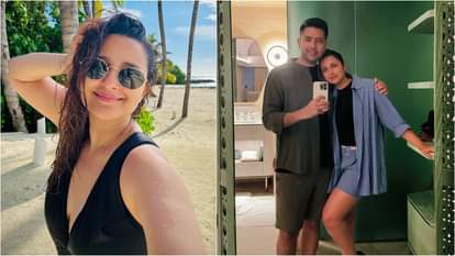 Parineeti Chopra shares pictures with her husband Raghav Chadha in this styles fans called jodi number one