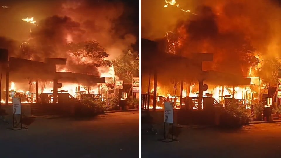 Fire broke out in market of GC Grand Society in Indirapuram Ghaziabad