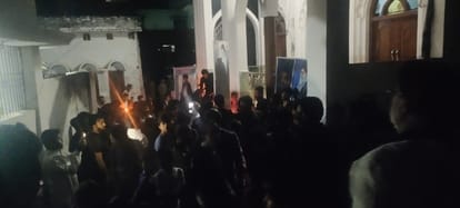 Amethi: Candle march in support of Nasrallah Hezbollah