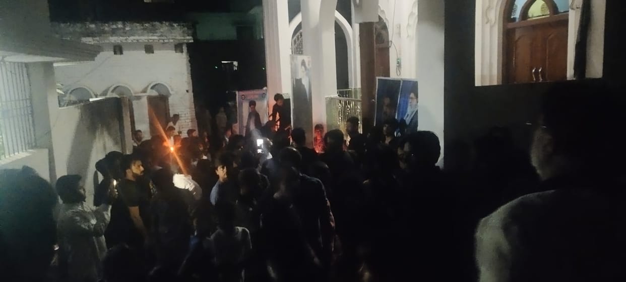 Amethi: Candle march in support of Nasrallah Hezbollah