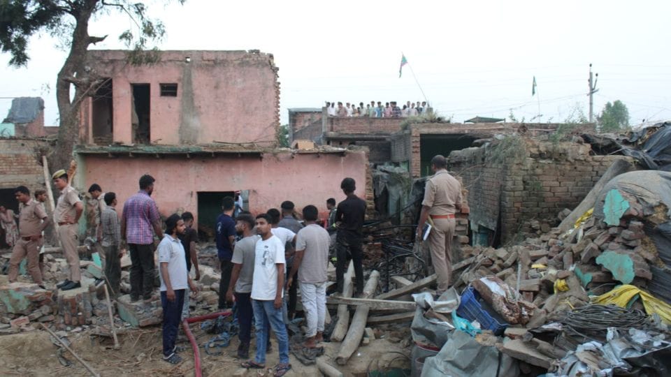 Three women died in illegal firecracker factory explosion in Bareilly