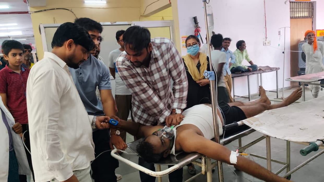 Patient died in Barabanki district hospital.