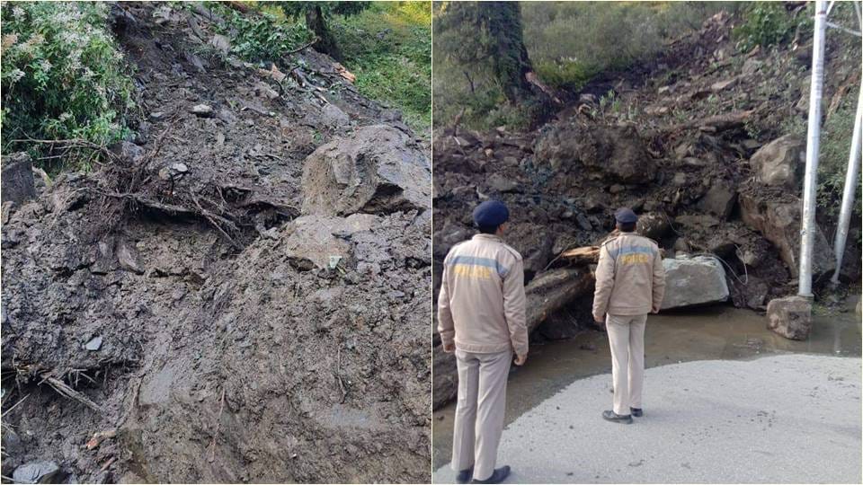 Manali-Leh road closed due to landslide
