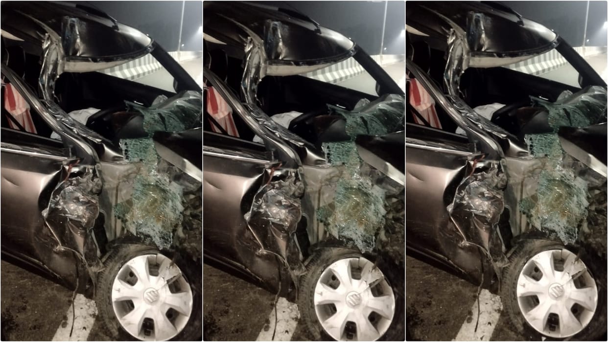 Bihar News: Car driver died in a fierce collision between truck and car in Motihari