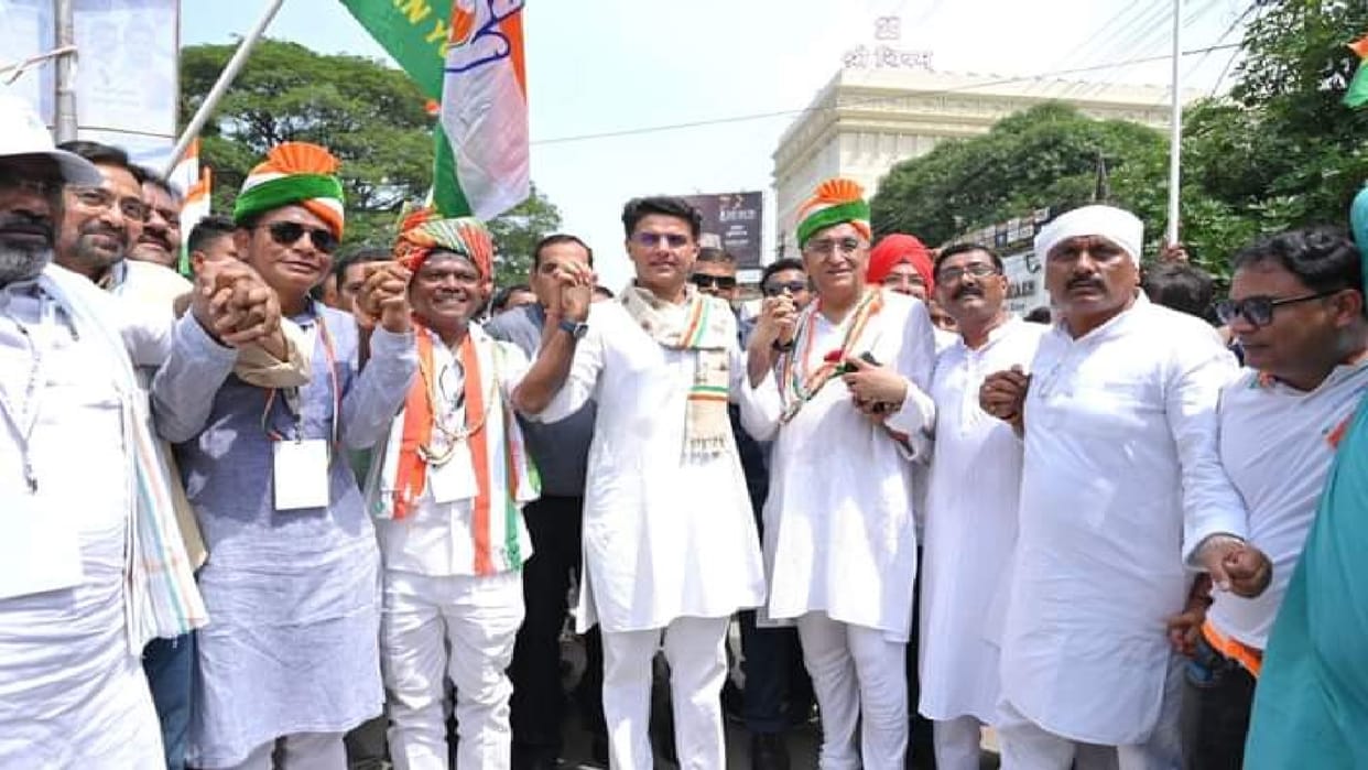Chhattisgarh Nyay Yatra: Congressmen fiercely targeted the BJP government in the public meeting
