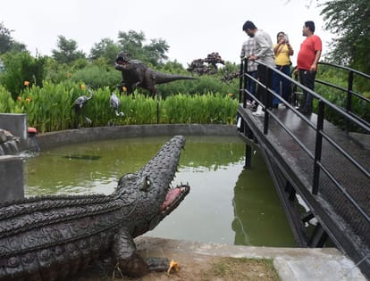 Lucknow: Children's tickets price goes down in jurassic park.