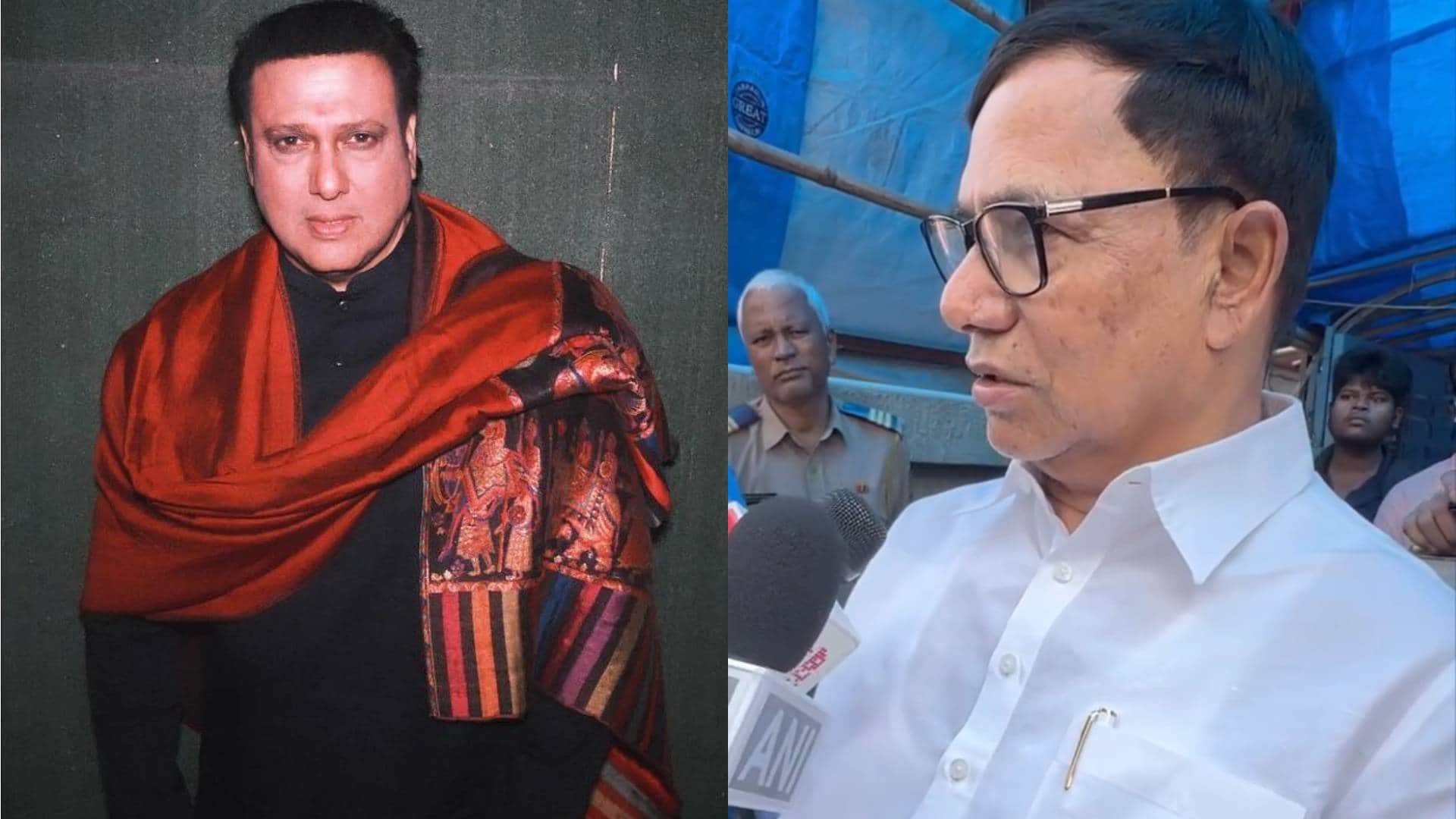Govinda health update brother kirti kumar wife sunita ahuja politician kripa shankar singh reached hospital