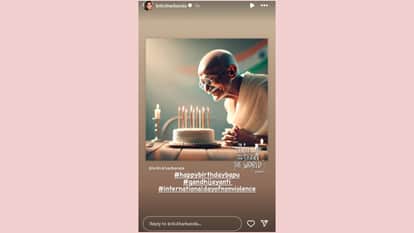 Sanjay Dutt Kareena Kapoor Khan kriti Kharbanda wishes Gandhi jayanti 2024 by sharing social media post